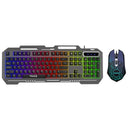 KIT Teclado USB Iluminado com Fio e Combinação de Mouse Mod 1922