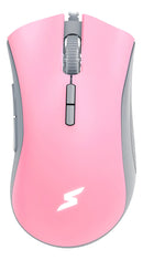 Mouse Gamer Superframe Magnus, Rgb, 19000 Dpi, 7 Botões Pink Cor Rosa