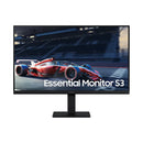 Monitor Gamer Samsung 24" Essential S3, Full HD, 100Hz, 5ms, HDMI, VGA, Preto