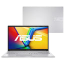 Notebook Asus Vivobook 15 X1504va, Intel Core i5-1334u, 8GB RAM, SSD 256GB, Tela 15.6" LED Full HD, Linux Keepos, Silver