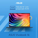 Notebook Asus Vivobook 16 X1605va Intel Core I7 1355u 8GB Ram 512gb SSD Linux Keepos Tela 16” Ips Fhd Silver