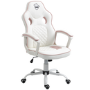 Cadeira Gamer Ninja Kaeru, Branco e Rosa