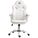 Cadeira Gamer Ninja Kaeru, Branco e Rosa