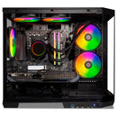 PC GAMER RYZEN 7 7800X3D + B650 + 16GB DDR5 5200 + WATER COOLER 240MM + SSD M2 NVME 1TB + FONTE 650W 80 PLUS RTX 5060 TI 8GB + GAB AQUARIO + 4 FANS RGB (IMAGEM ILUSTRATIVA)