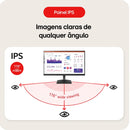 Monitor Gamer LG 24", FHD, 100Hz, 5ms, IPS, Dynamic Action Sync, HDMI, Preto