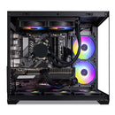 PC GAMER RYZEN 7 5700X + B550 + 16GB DDR4 3200MHZ + AIR COOLER + SSD 512GB + FONTE 600W 80 PLUS + RTX 5060 8GB + GAB GAMER + 3 FANS (IMAGEM ILUSTRATIVA)