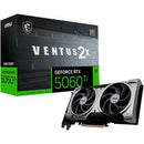 Placa de Vídeo MSI RTX 5060 Ti 16G VENTUS 2X OC PLUS NVIDIA GeForce, 16GB GDDR7, 2617 MHz