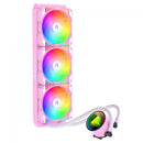 Water Cooler Ryvel Lumin Wave ARGB, 360mm, Intel/AMD, Pink